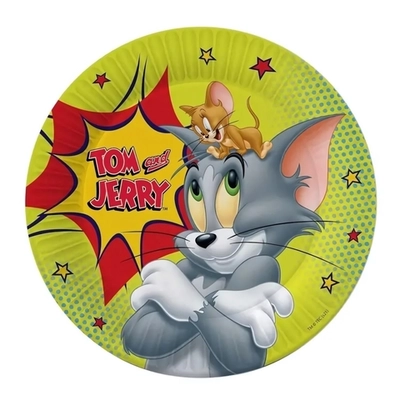 Набор бумажных тарелок 6шт 23см «Tom&Jerry»