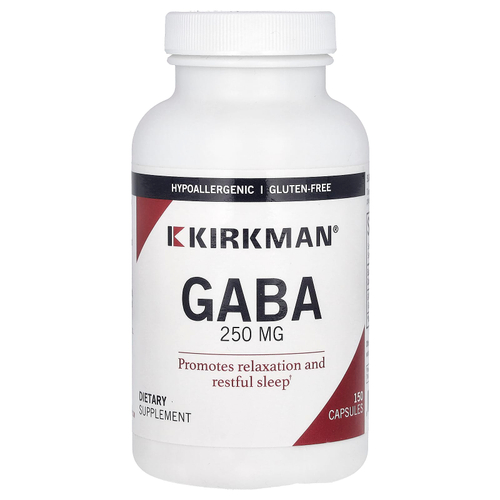 Kirkman Labs, ГАМК, 250 мг, 150 капсул