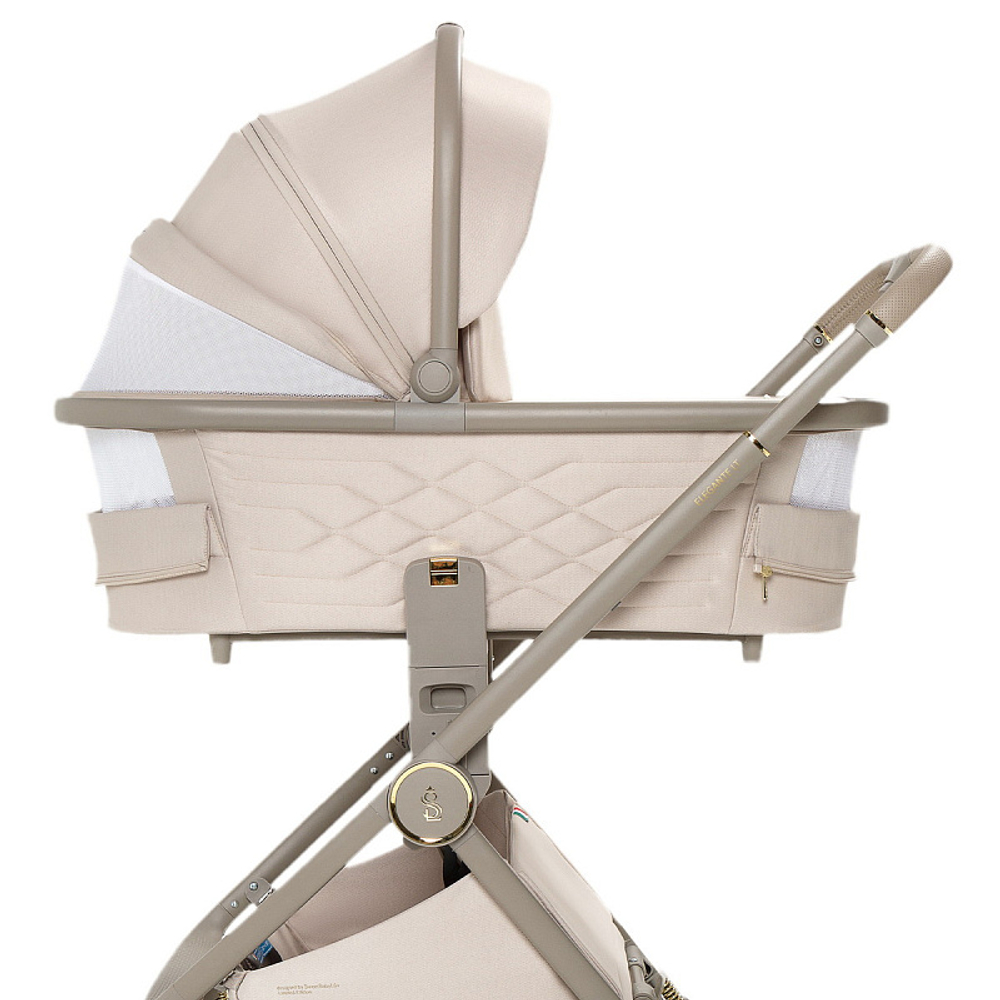 Детская коляска Sweet Baby Elegante 3 в 1 LT Beige 427286