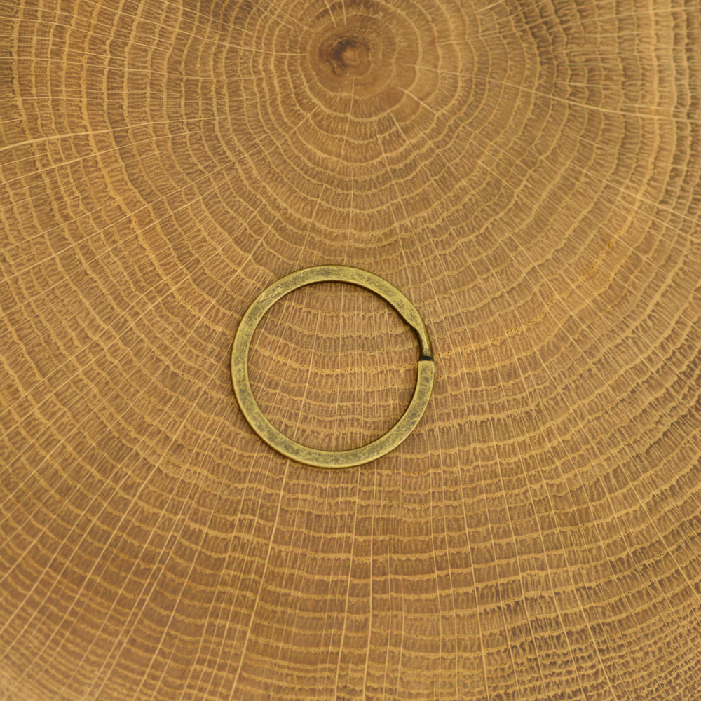 Кольцо спиральное плоское АНТИЧНАЯ БРОНЗА