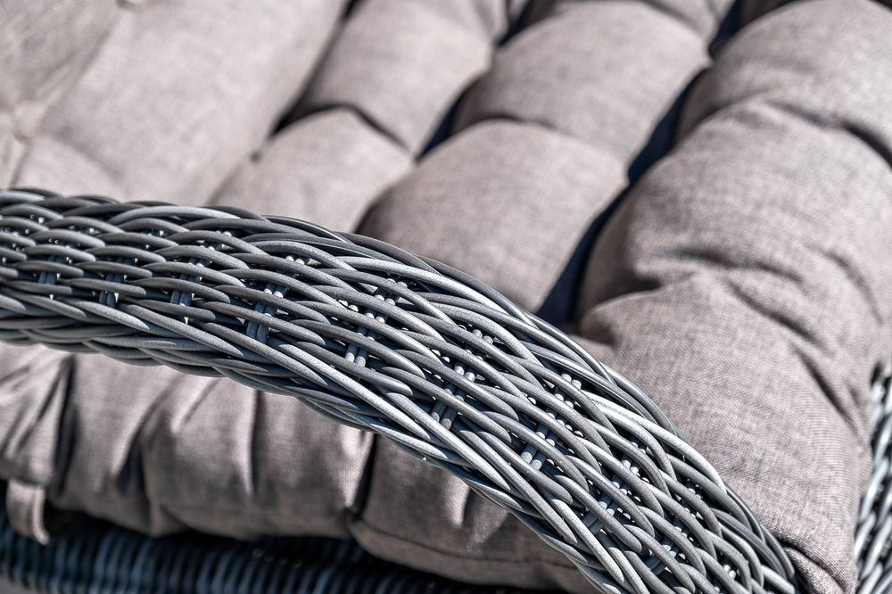 "Толедо" лаунж-зона из искусственного ротанга, цвет графит