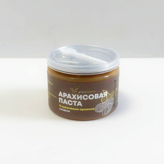 Арахисовая паста с кусочками арахиса, 70гр