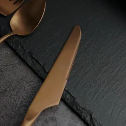 Ложка столовая 19,5 см матовая цвет медь PVD 1920-Copper P.L. [12]