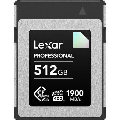 Карта памяти Lexar Professional Silver CFexpress Type B 512GB, R/W 1750/1300 МБ/с