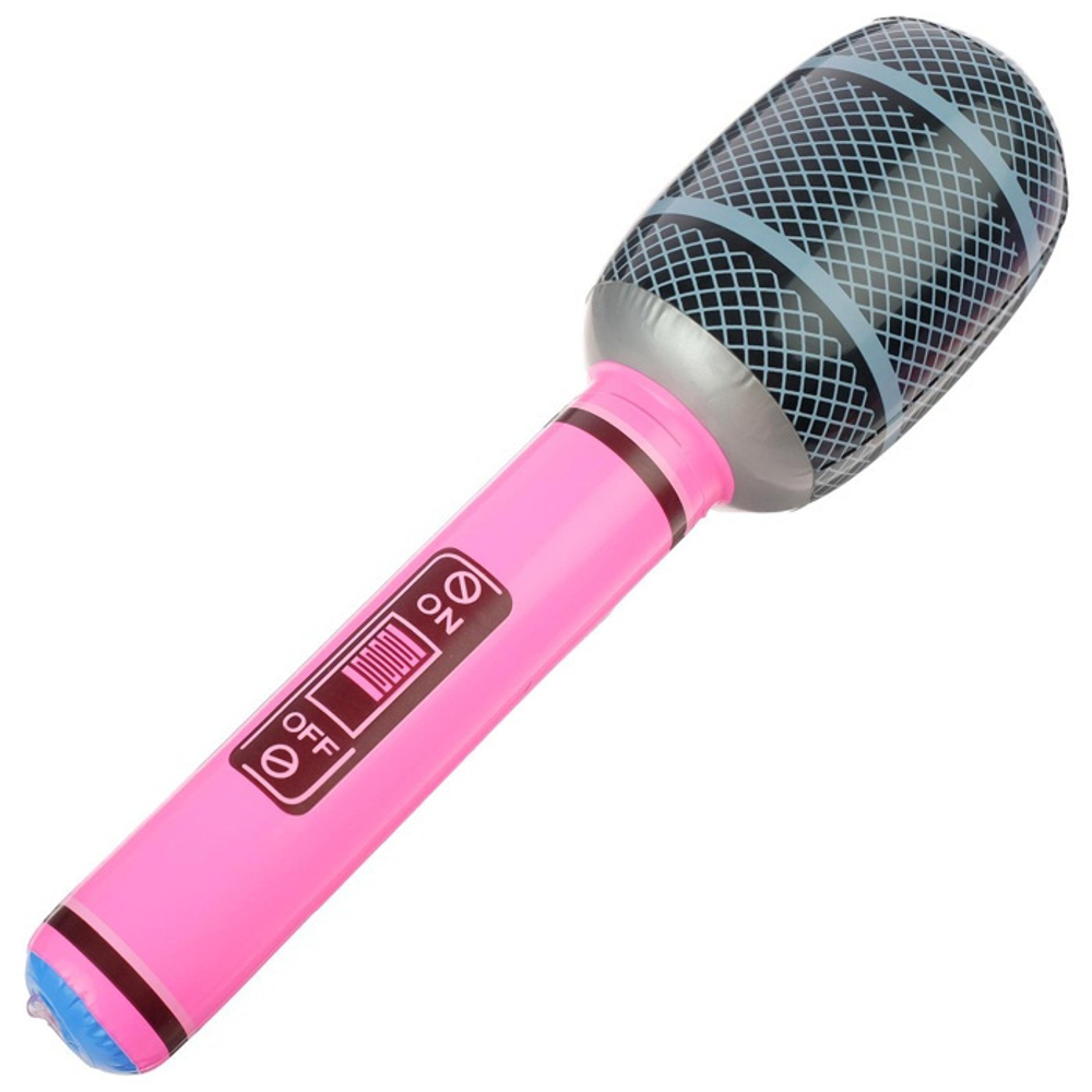 Игрушка надувная Микрофон 30 см цвета микс #679515