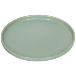 Тарелка керамическая «Акварель» 20,5см*2,5см, нежно-зеленая