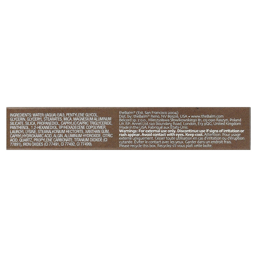theBalm Cosmetics, It's A-Brow Time!®, гель для бровей, коричневый, 3,6 мл (0,12 жидк. унции)