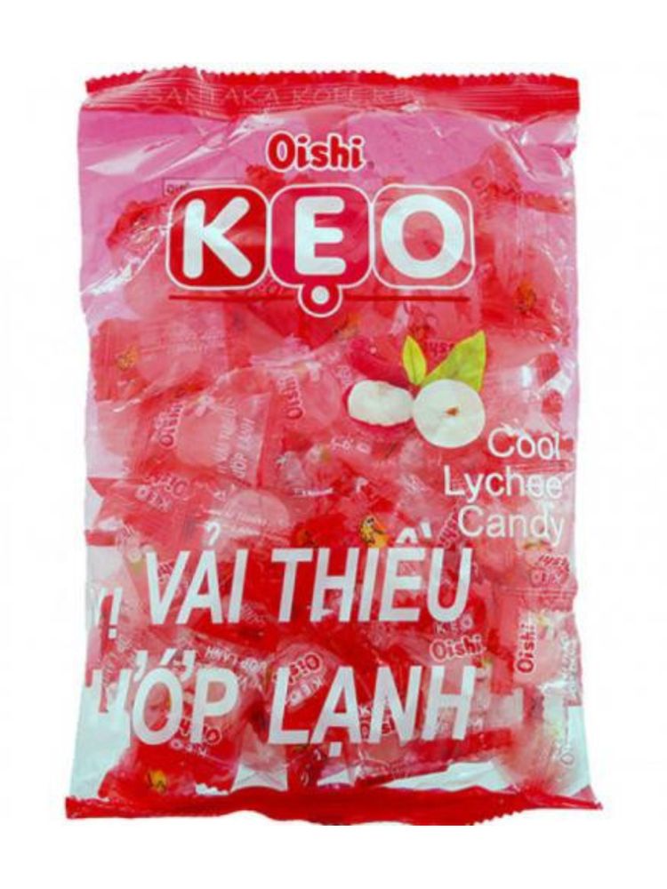 Конфеты леденцовые Oishi KEO со вкусом личи 85 г