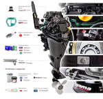 Ривьера 3800 слань+киль + Toyama T 9.8 BMS (комплект лодка + мотор)