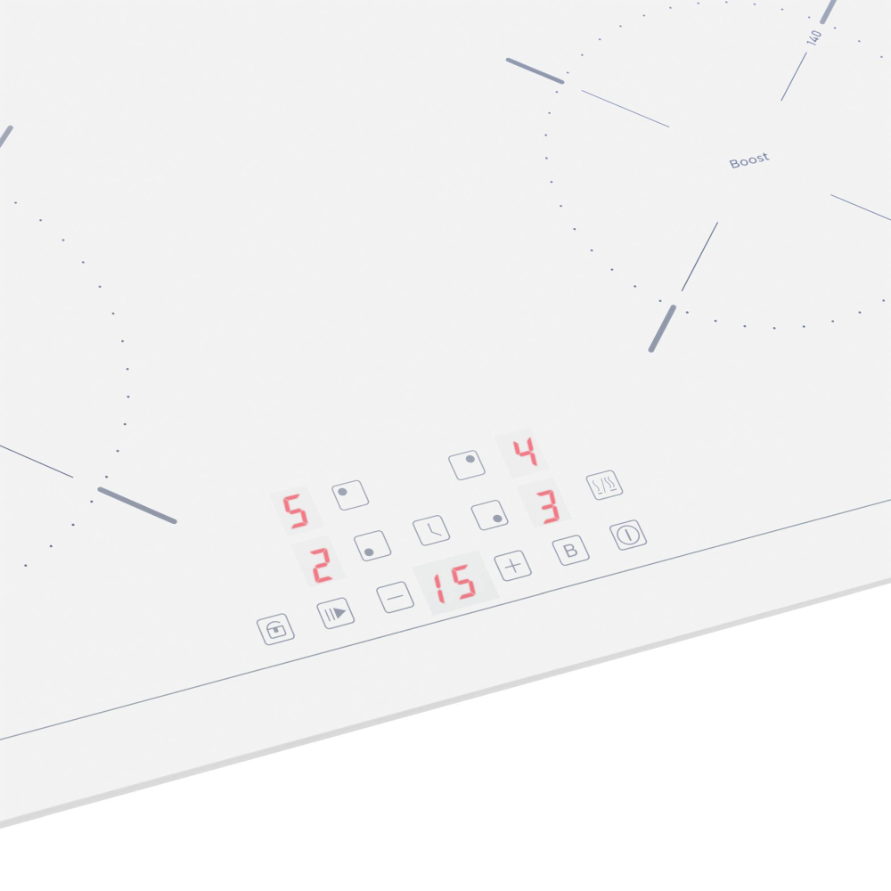 Индукционная варочная панель Meferi MIH604WH POWER фото 14