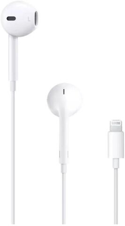 Наушники Apple EarPods A1748, Lightning, вкладыши, белый [mwty3zm/a]