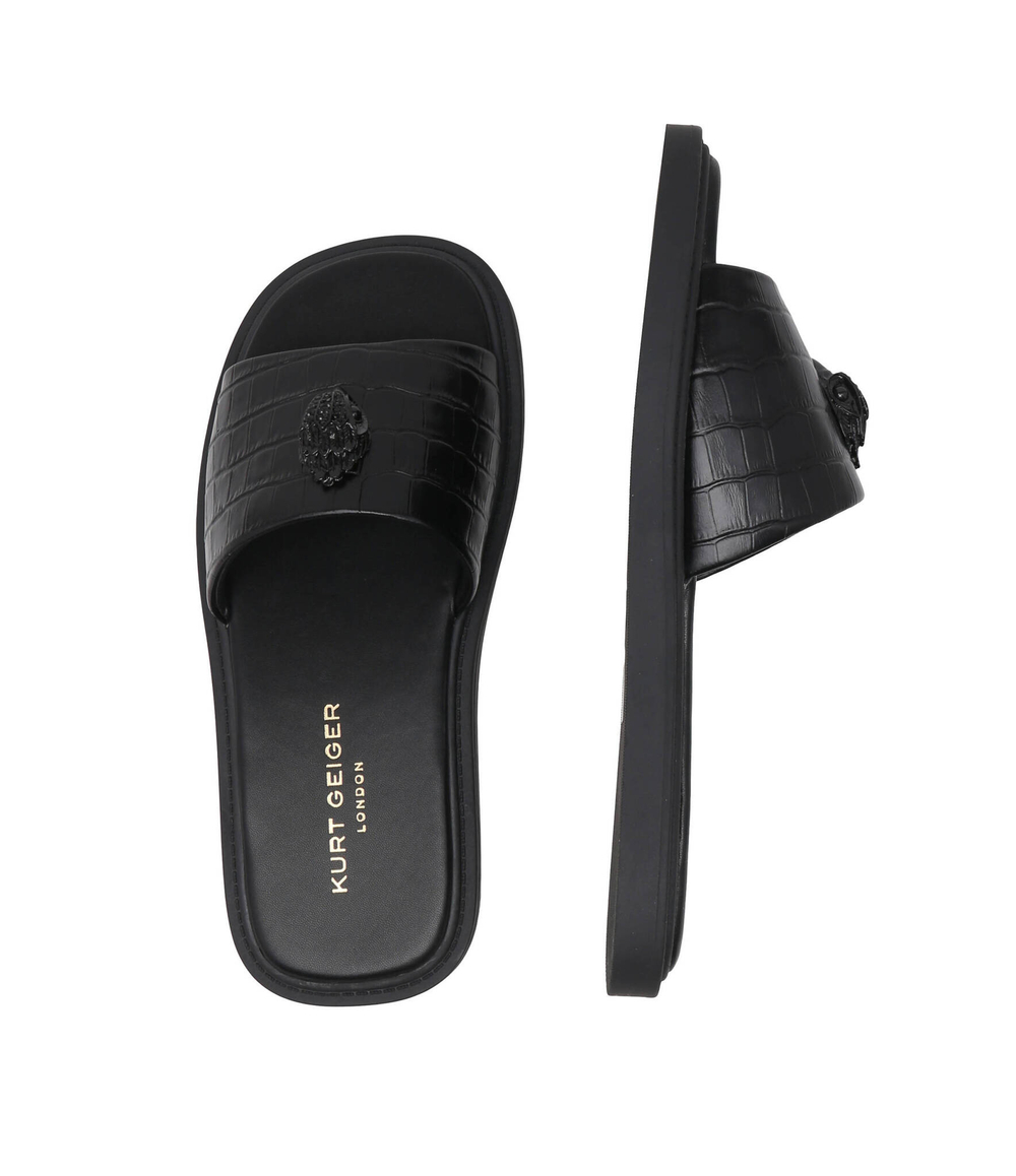 Кожаные шлепанцы oscar Kurt Geiger - черный(8912100149)