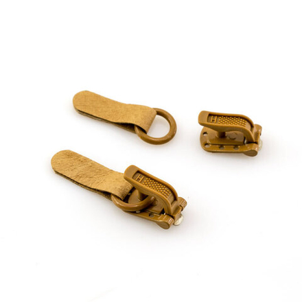 Крючки шубные, крючки+петли,  100 шт, цвет коричневый (10216100/180517/0026792/01, Китай)