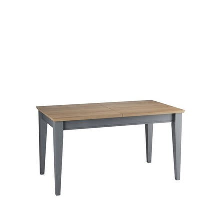стол обеденный «Форест»/«Сканди» 160-199х80 со вставкой серый 7046/антик