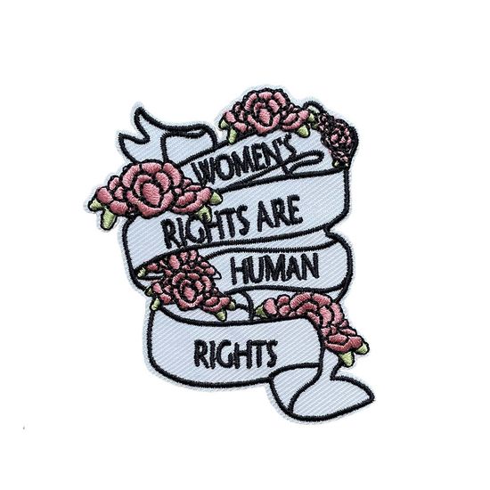 Нашивка термоаппликация на одежду и на рюкзак. Woman Rights. Femenism