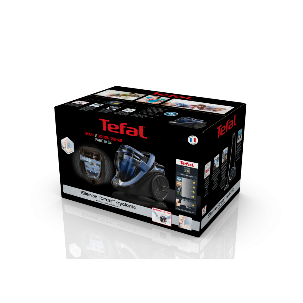 Пылесос Tefal Silence Force Cyclonic 4A TW7621EA