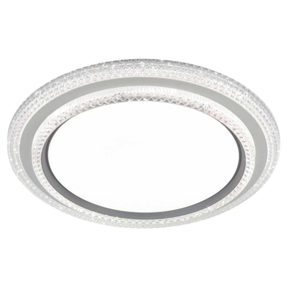 Светильник потолочный светодиодный ЭРА SPB-6 Sunny 86W-3K-6,5K-RC WH+GR с ДУ | Светильники SPB-6 с ДУ