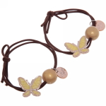 Резинки для волос 2шт «Кокетка - Mini miracle Бабочка», цвет микс, d-5см