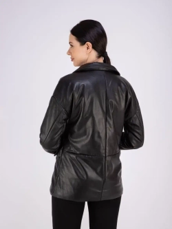 Кожаная куртка весна из натуральной кожи