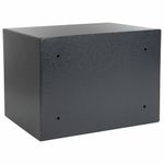 Сейф мебельный DASWERK SC-250EL (250х350х250 мм), электронный замок, графит, 291343