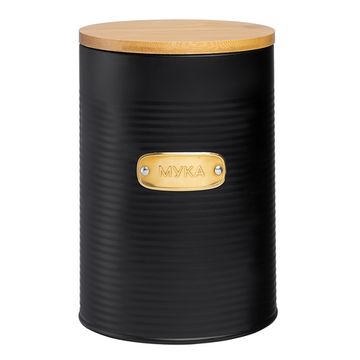 Банка для хранения муки irmel, 2,5 л, графит