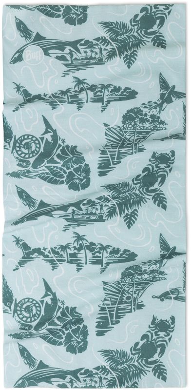 Бандана-труба Buff CoolNet UV Salt Seagrove Green Фото 2
