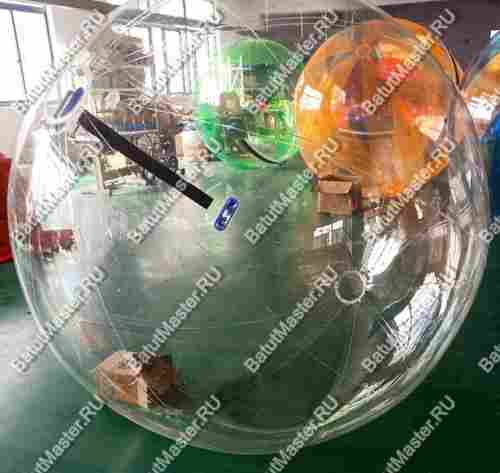 Бизнес-набор: Бассейн 6*6 м (1 шт), Водный шар ТПУ (3 шт), насос (1 шт)