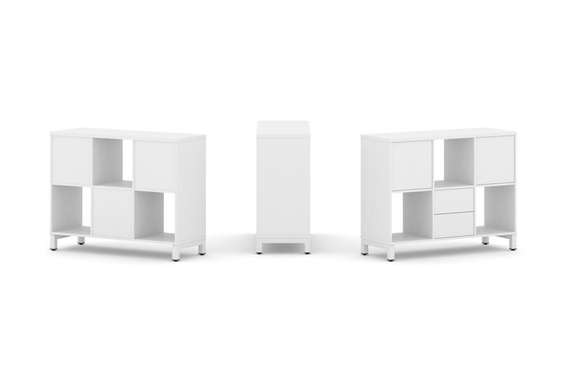 Style Project Набор стеллажа 1 сторон., 2 яр. SN.NS-231  1121*400*881