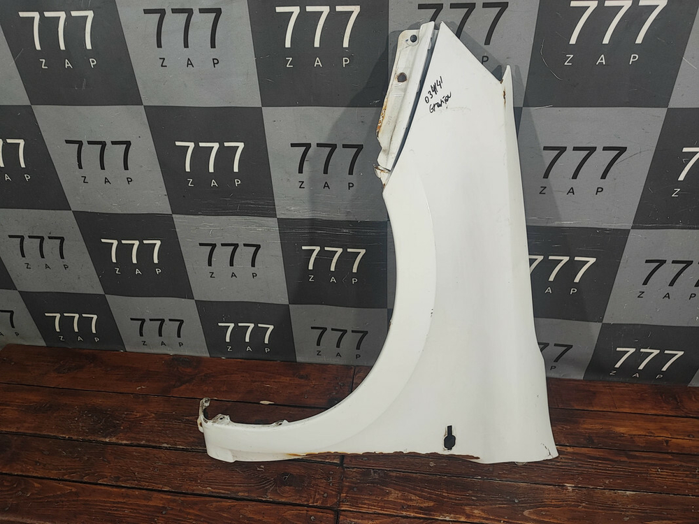 Крыло переднее левое LADA Granta 18-нв Б/У Оригинал 8450104275