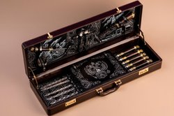 Подарочный набор для пикника в кейсе "Державный"