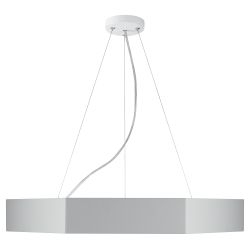 Светильник LED ЭРА Geometria SPO-124-W-40K-051 Hexagon 51Вт 4000К 4000Лм 800*800*80 белый подвесной драйвер внутри | Декоративные светильники Geometria