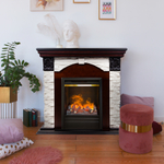 Каминокомплект Real Flame Dublin Lux AO с очагом 3D Olympic