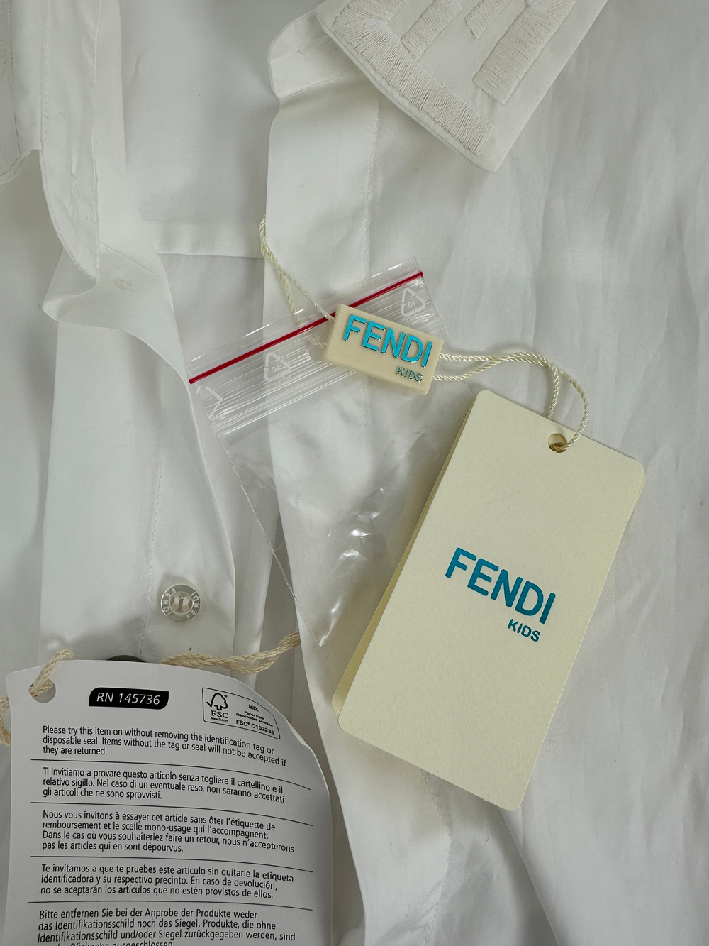 Рубашка Fendi
