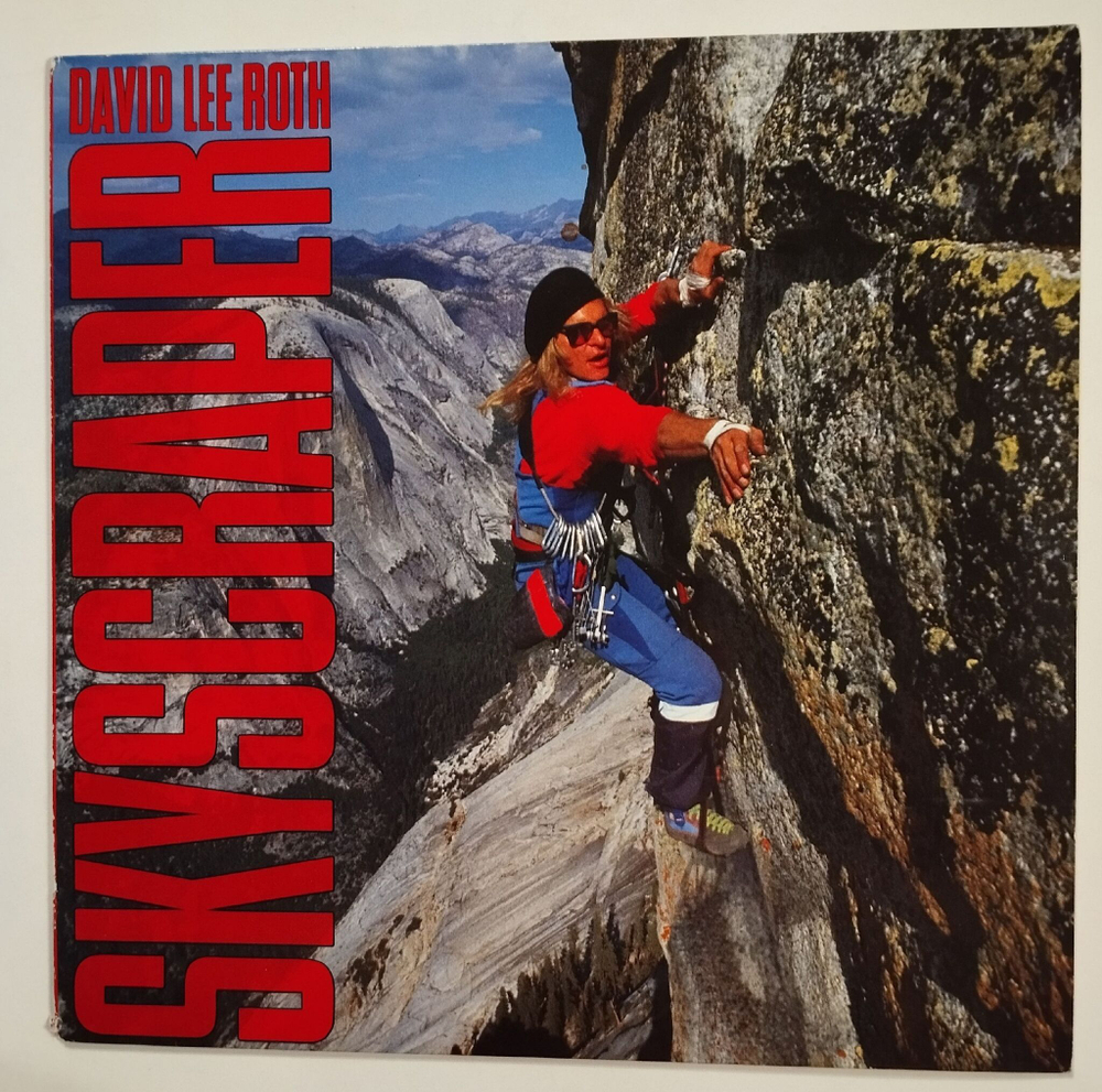 Винтажная виниловая пластинка LP David Lee Roth Skyscraper (USA 1988)