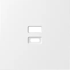 Donel S08 матовый белый накладка для розеток USB, серия DB