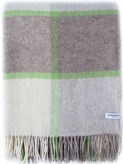 Плед MAYA 1-03 из овечьей шерсти  ANINAMAS