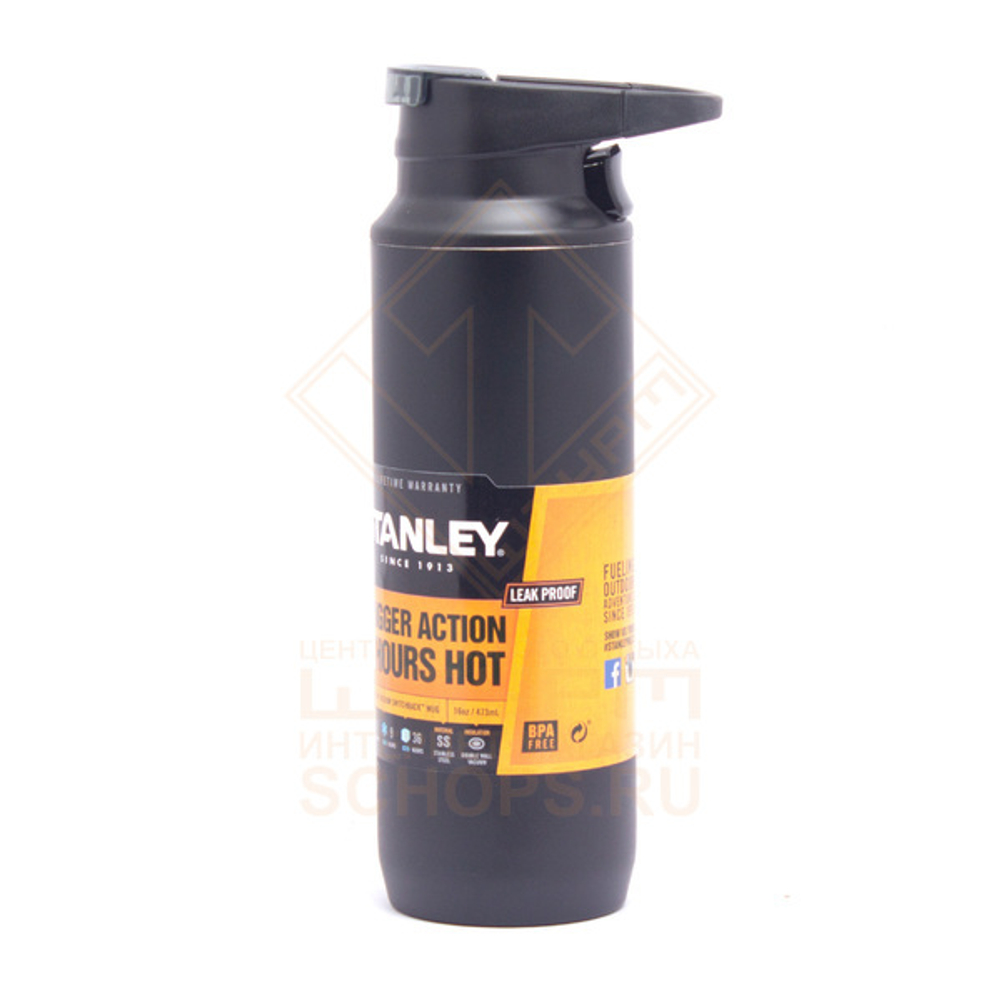 Термостакан Stanley Mountain Trigger Action 0.47 л, Black