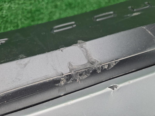 Юбка заднего бампера Volvo V90 (2016-2020)