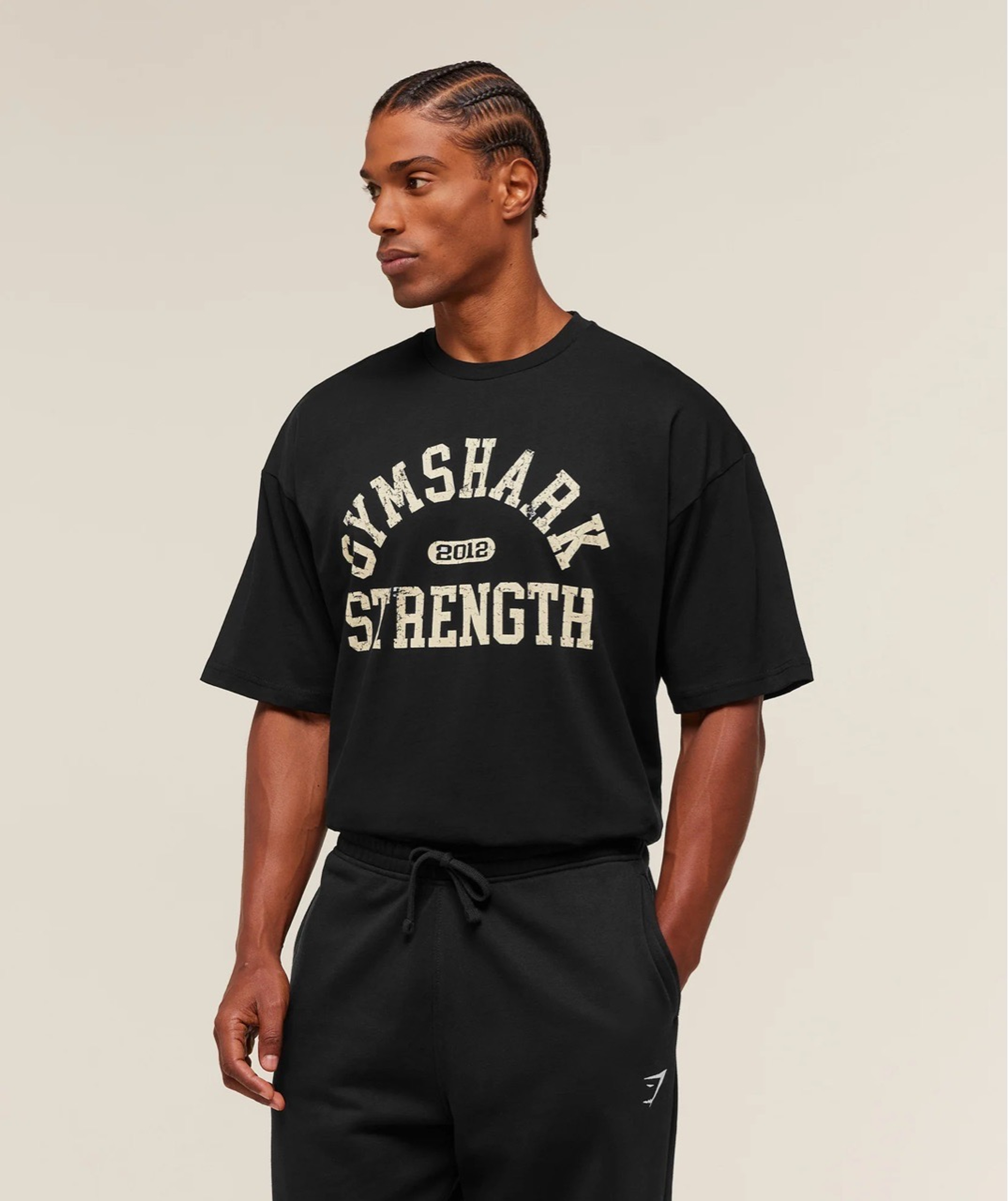 Футболка GYMSHARK 2012 Strength T-Shirt Black
