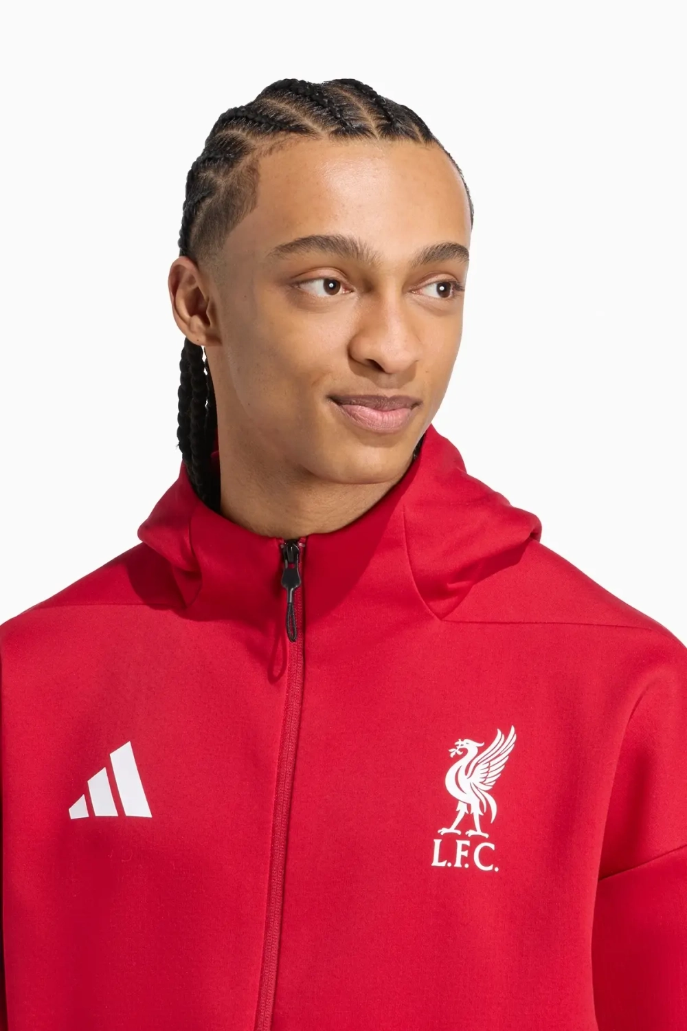 Кофта adidas Liverpool FC 25/26 Z.N.E. Anthem - красный
