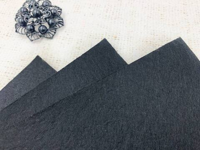 Фетр р. 20х30см толщина 1 мм, А4, черный