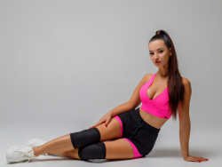 Шорты Gymnast, Черный/Розовый