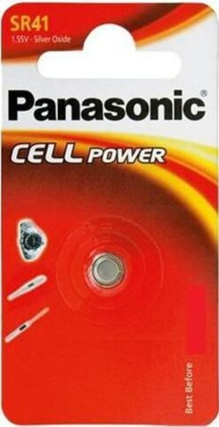 Батарейка Panasonic Silver Oxide SR-41 серебряно-оксидная 1 шт