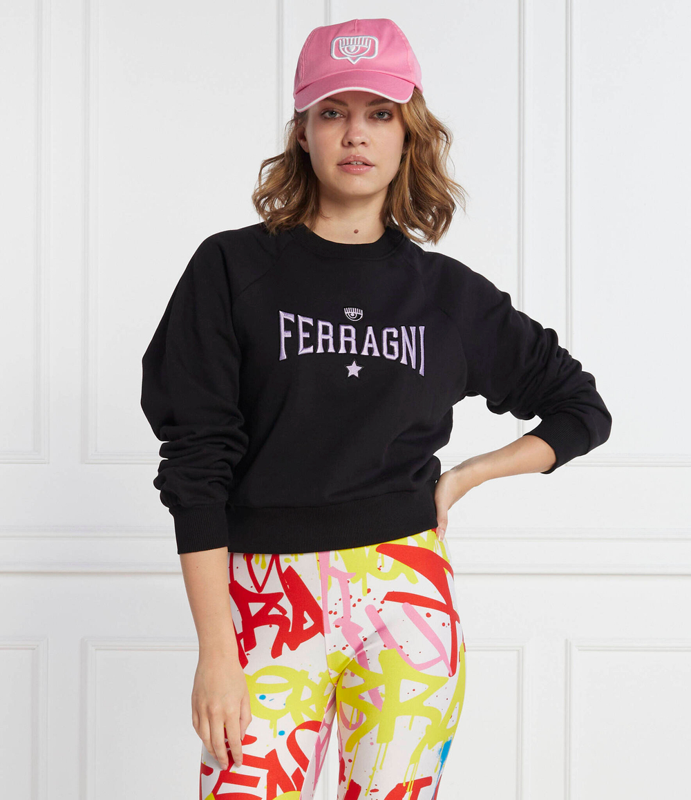 Худи Chiara Ferragni - черный(75CBIT04CFT03)