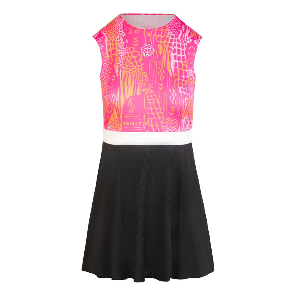 Женская теннисное платье BIDI BADU Tuelo Tech 2in1 Dress Women - Grey, Pink