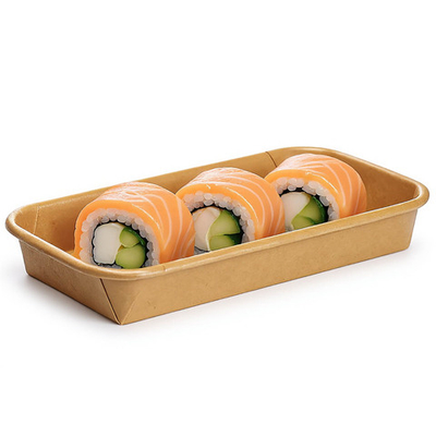 Контейнер бумажный Green Ant Sushi Box 400 мл 91х160х24 мм 800 шт.
