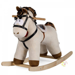 Качалка мягкая Тутси "Конь "Свэн" (бежевый, 10 фраз, музыка), 693-2020