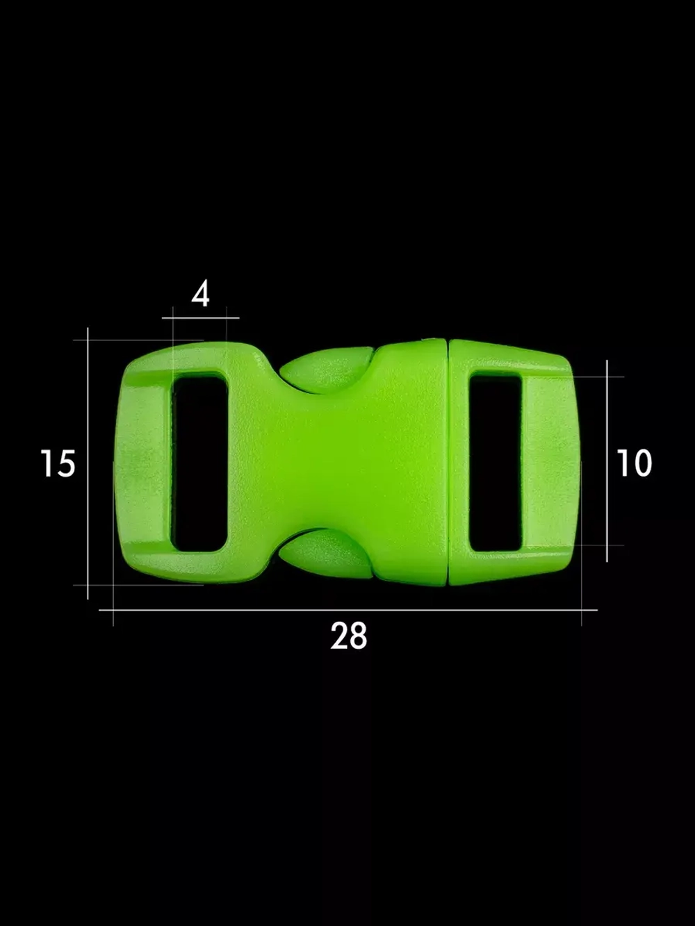 Фастекс пластиковый 10 мм - 100 штук