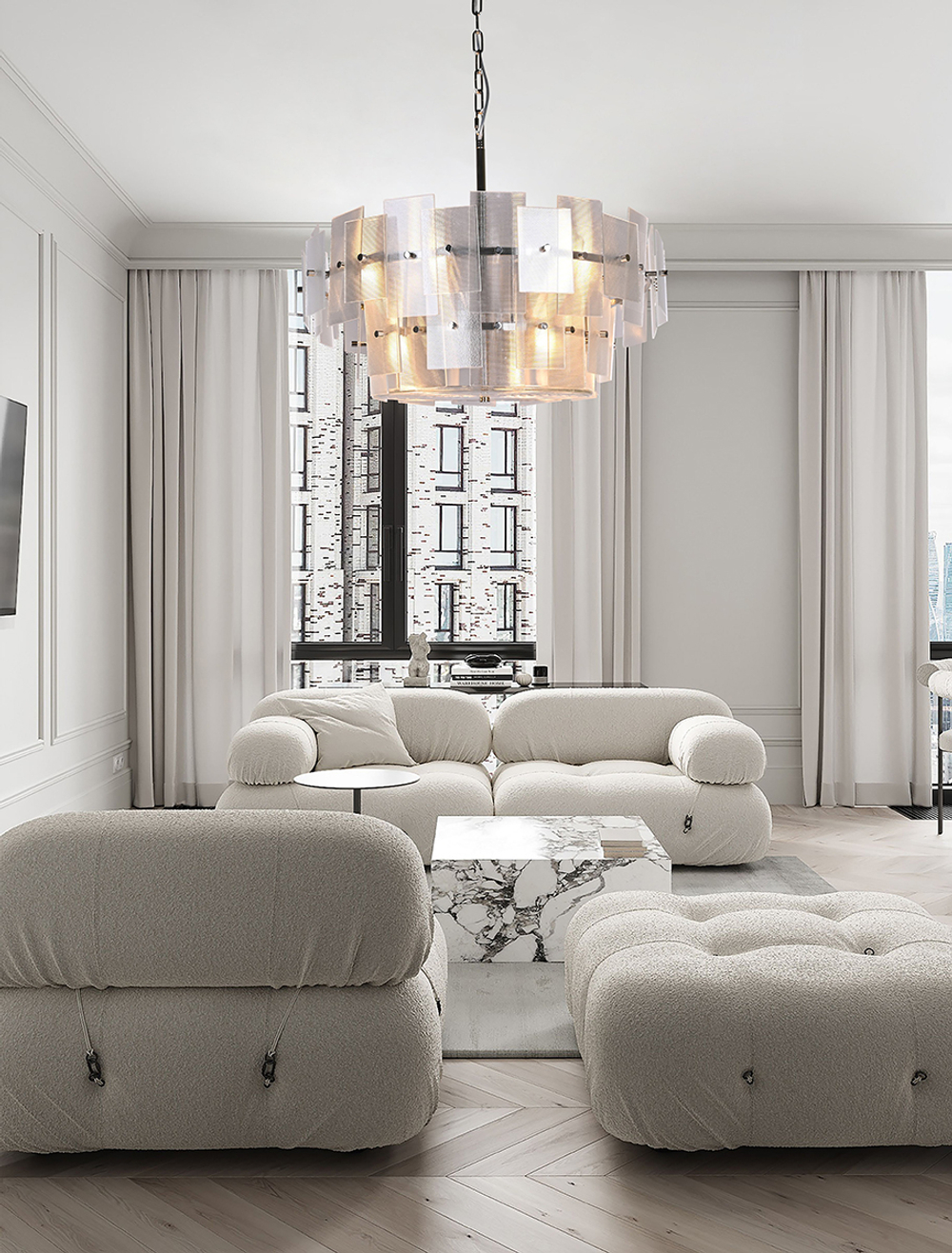 Люстра BRCH9161CG nickel