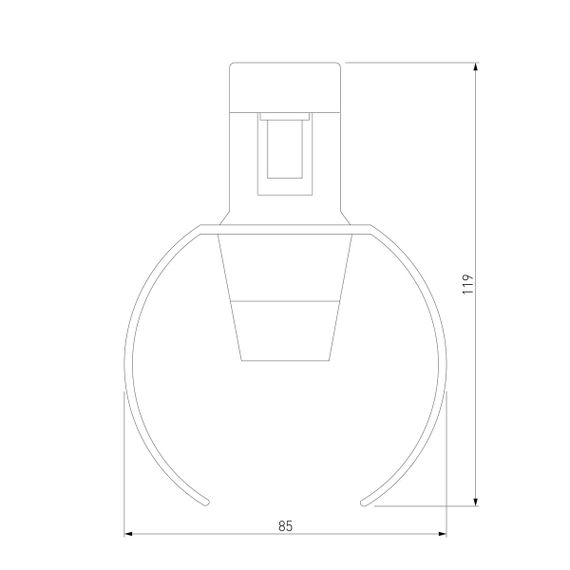Трековый светодиодный светильник Elektrostandard Esthetic Magnetic 85119/01 a065420